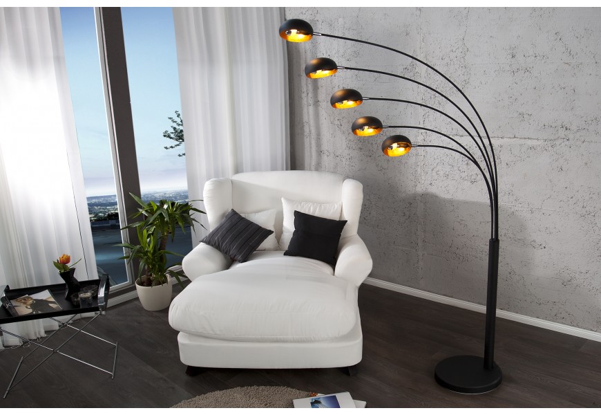 moderni-stojaci-lampa-five-lights-schwarz-205cm-cernozlata